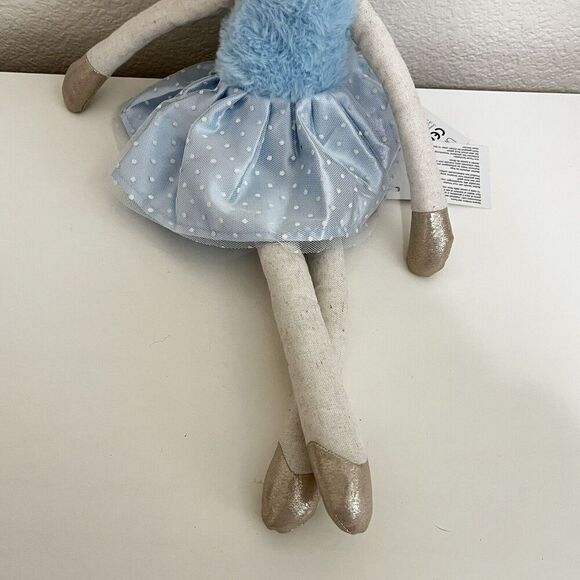 Orange Tree Toys Kids Blue Unicorn Ballerina Rag Doll Plush Tutu 20" NWT - Picture 11 of 16